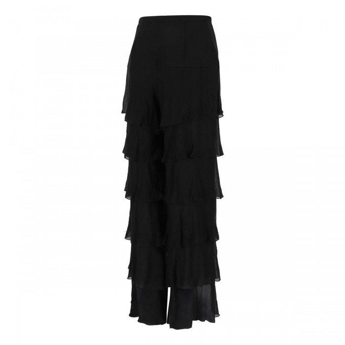 Tiered ruffled pants