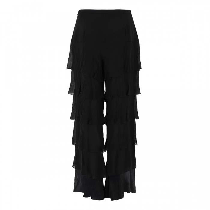 Tiered ruffled pants