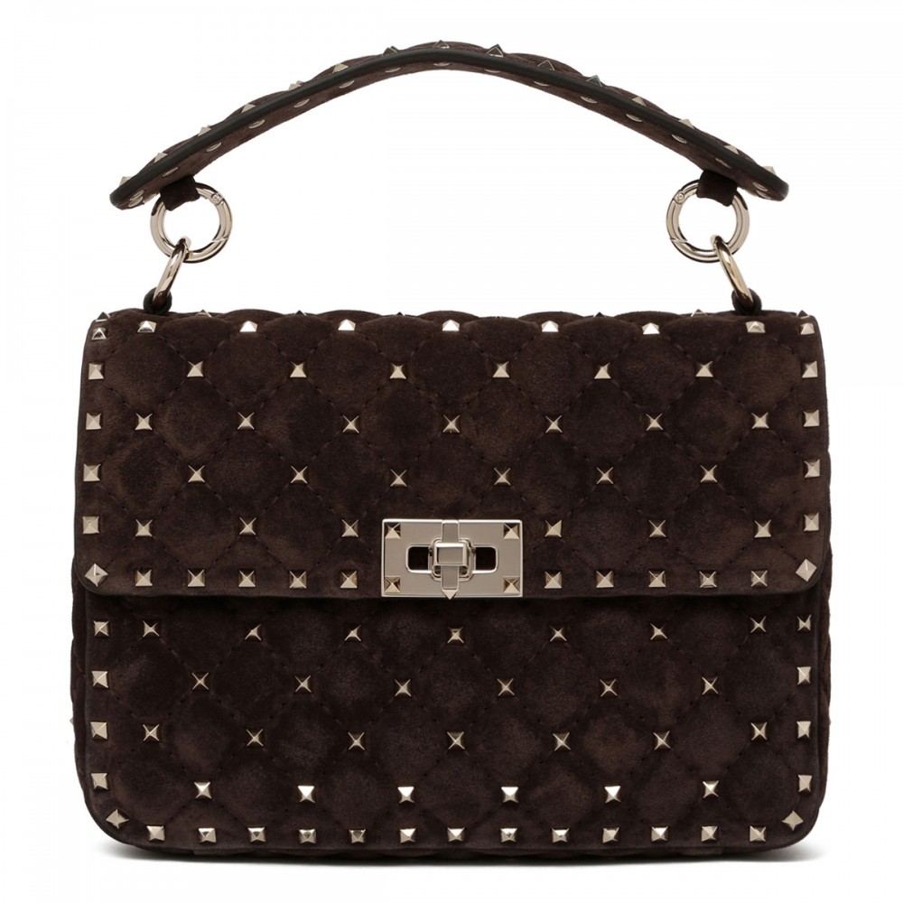 Rockstud spike medium shoulder bag