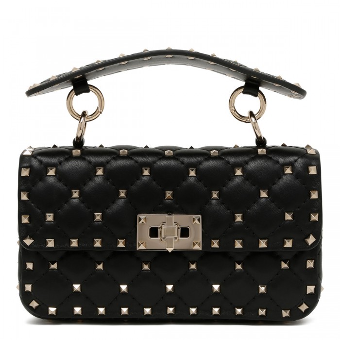 Rockstud spike small shoulder bag
