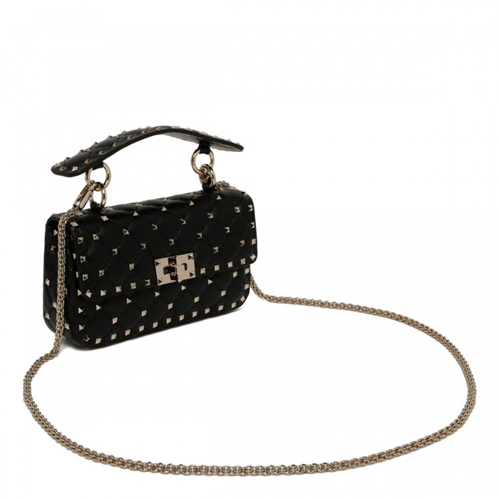 Rockstud spike small shoulder bag