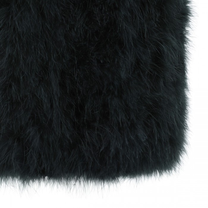 Deep green feathers vest