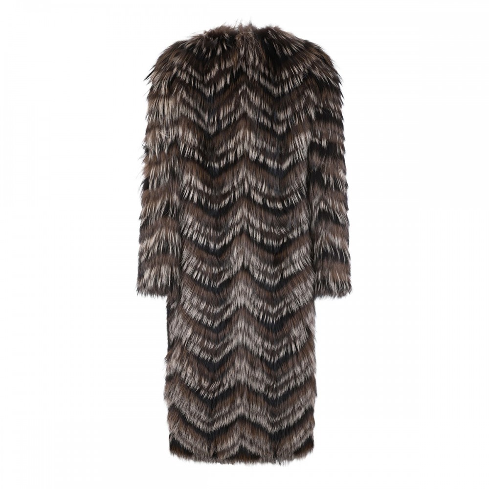 Fox fur coat