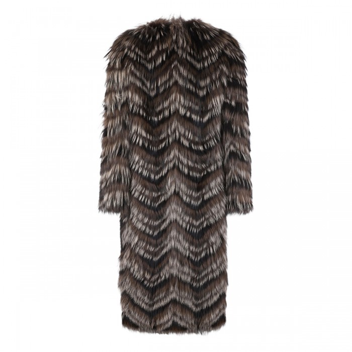 Fox fur coat