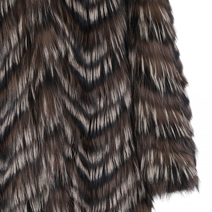 Fox fur coat