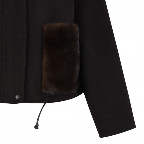 Zipped jacket with mink fur... 2