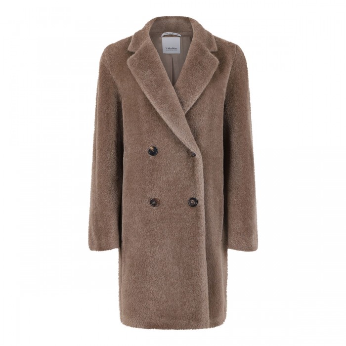 Roseto alpaca and wool coat