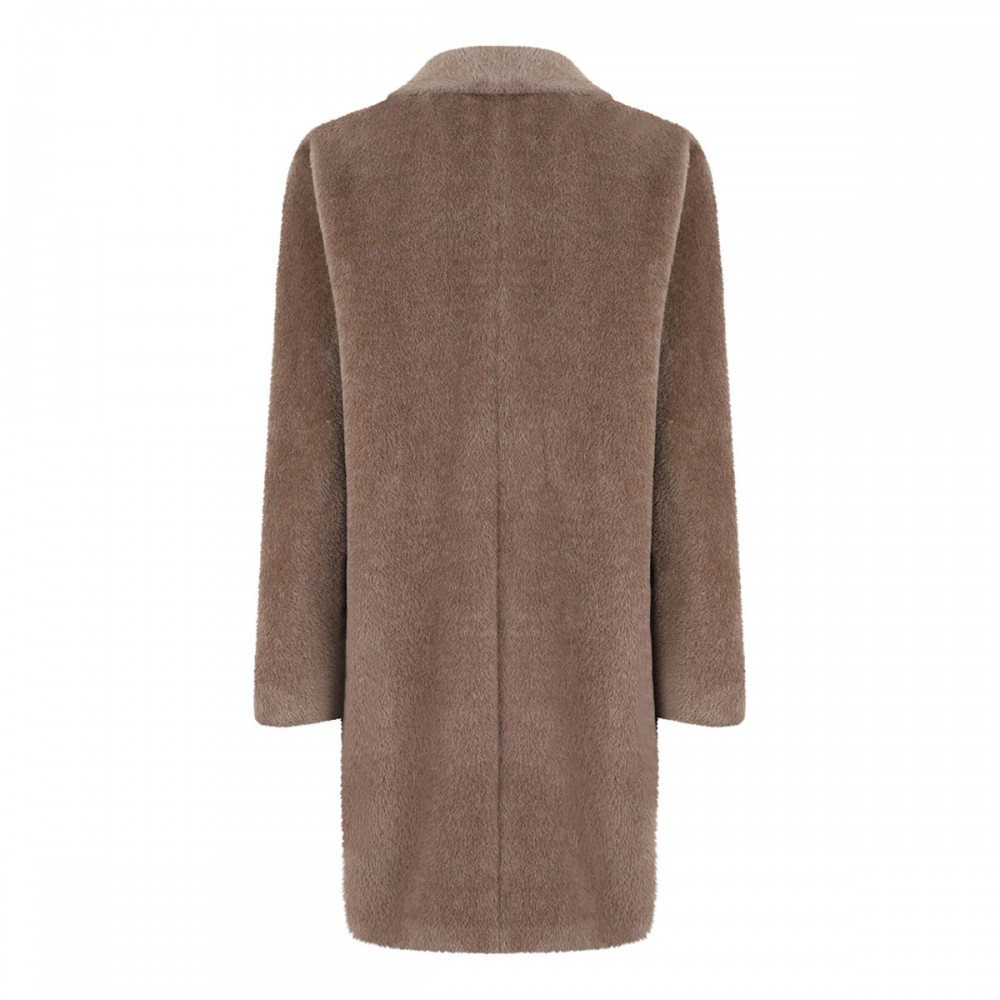 Roseto alpaca and wool coat