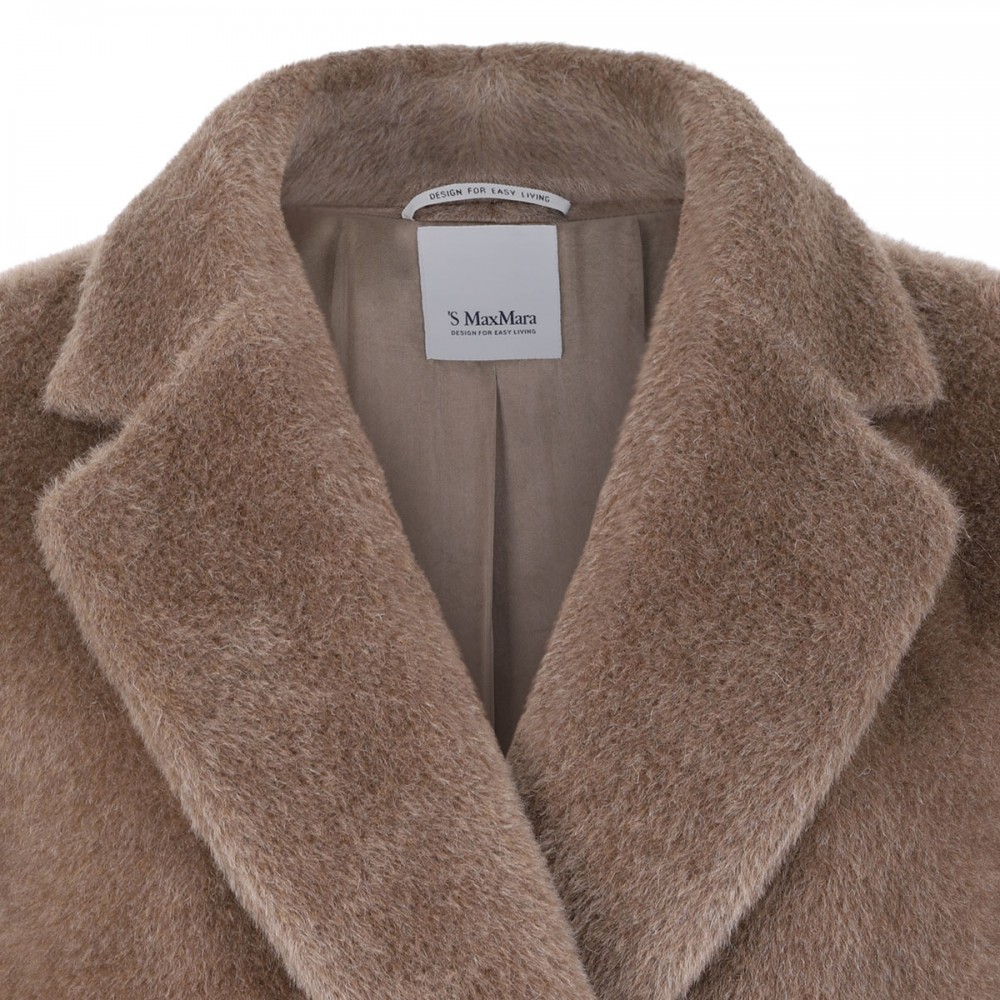 Roseto alpaca and wool coat