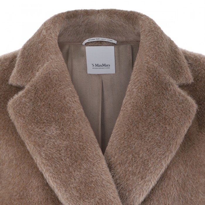 Roseto alpaca and wool coat
