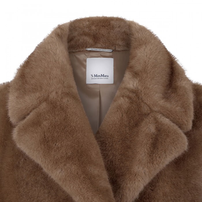 Miss soft-textured wrap coat