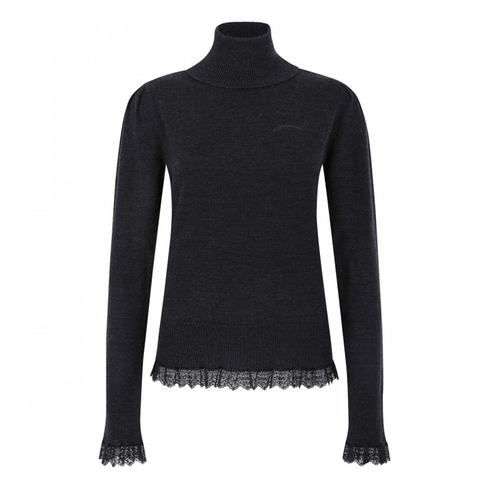Sweater with lace details