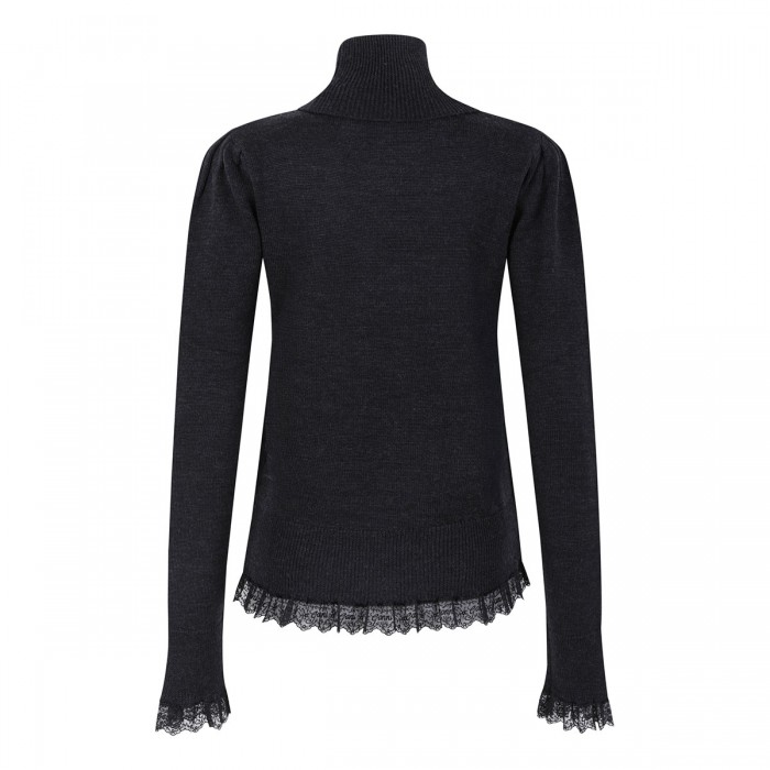 Sweater with lace details