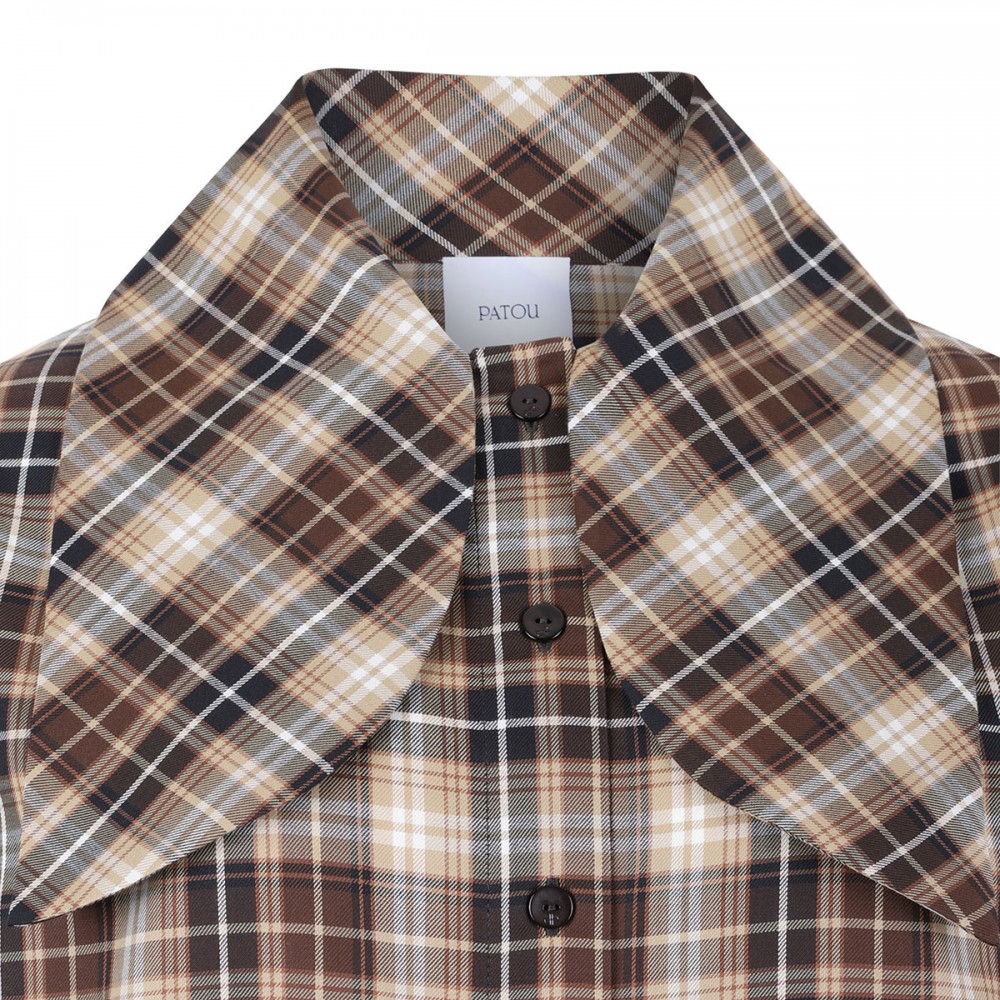 Bow collar blouse