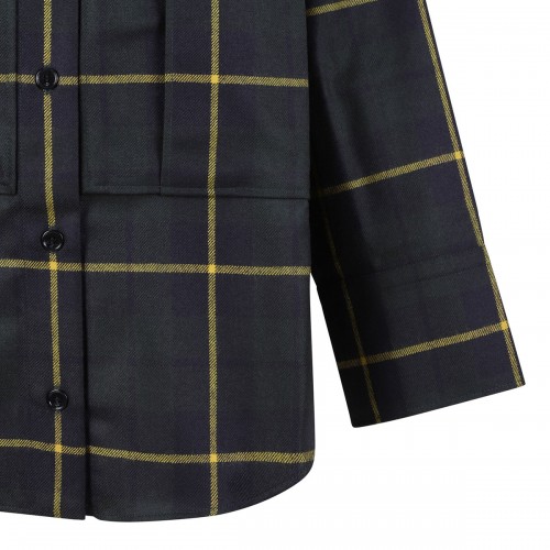 Check virgin wool shirt 2