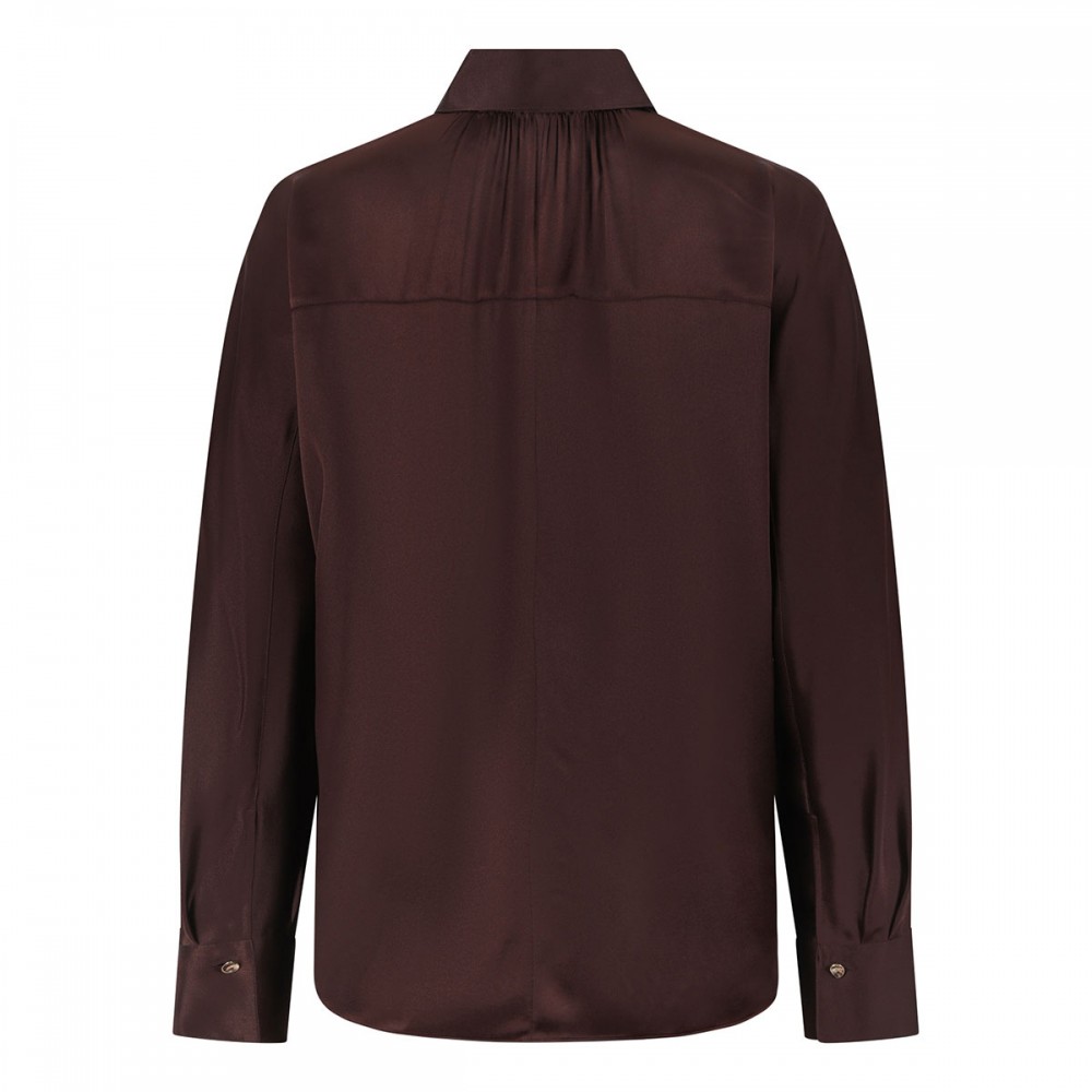 Silk satin shirt