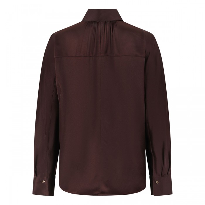 Silk satin shirt