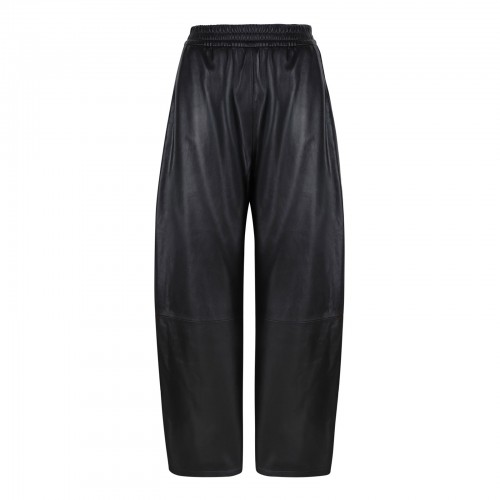 Noa leather barrel pants