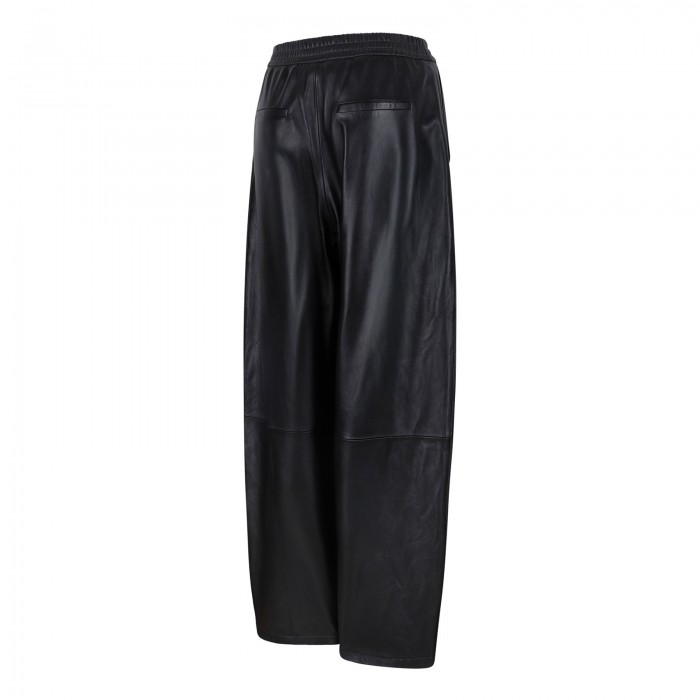 Noa leather barrel pants