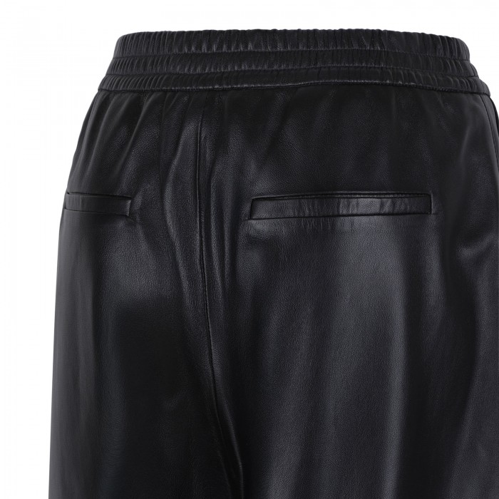 Noa leather barrel pants