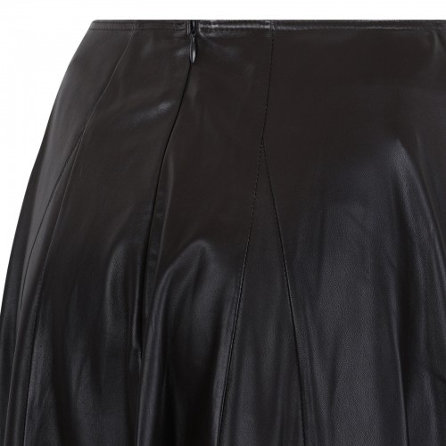 Elenì leather pleated skirt 2