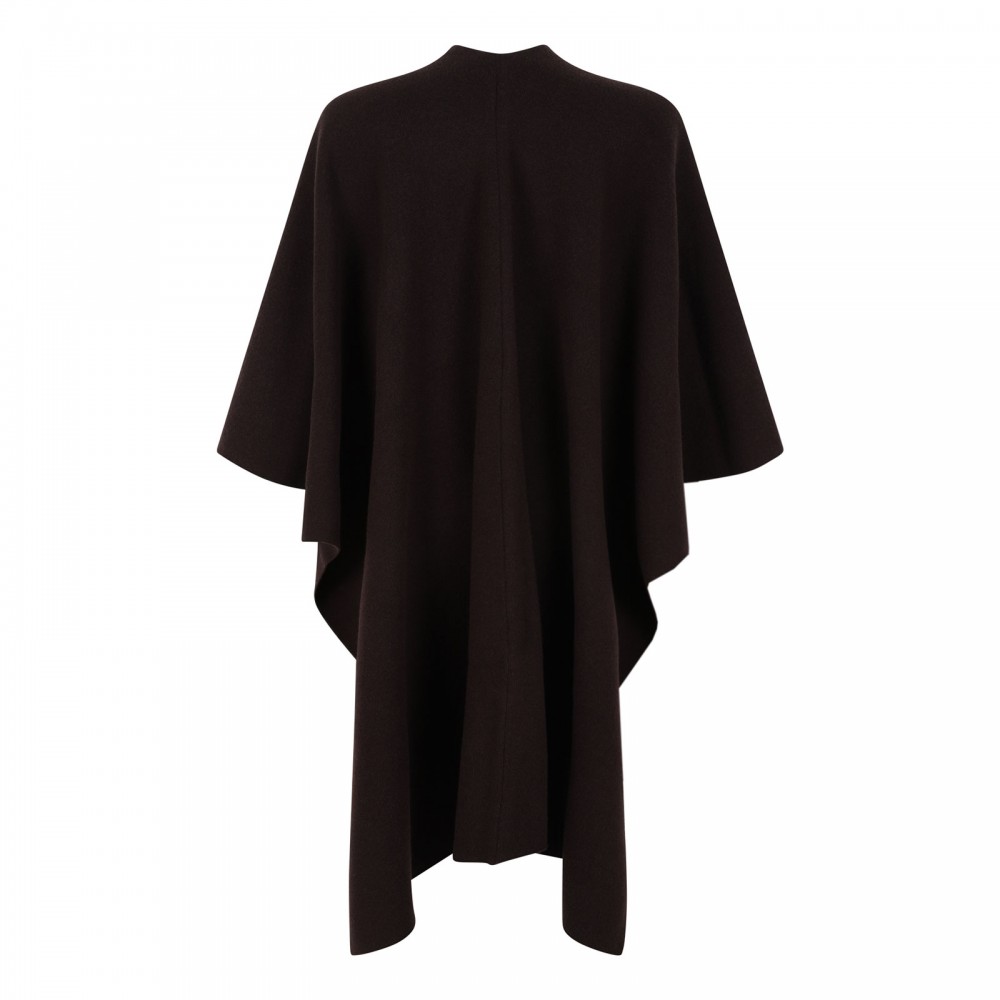 Merino knit poncho