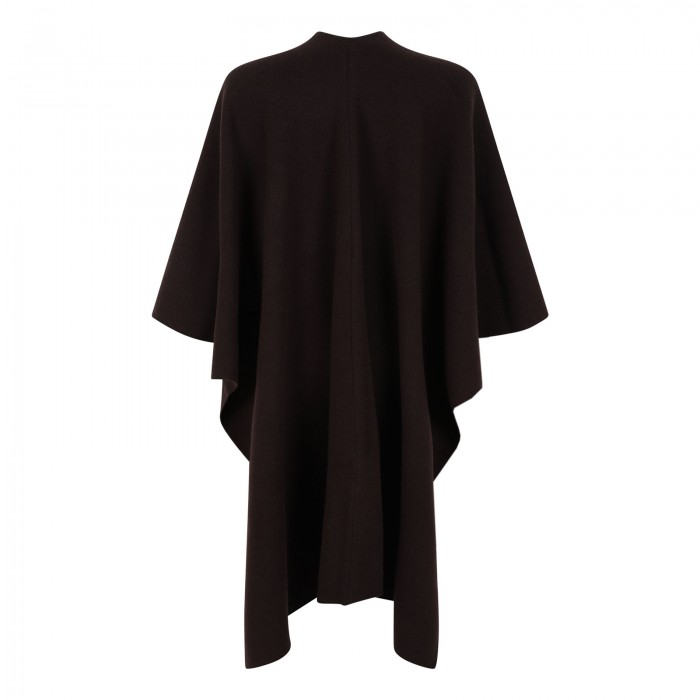 Merino knit poncho