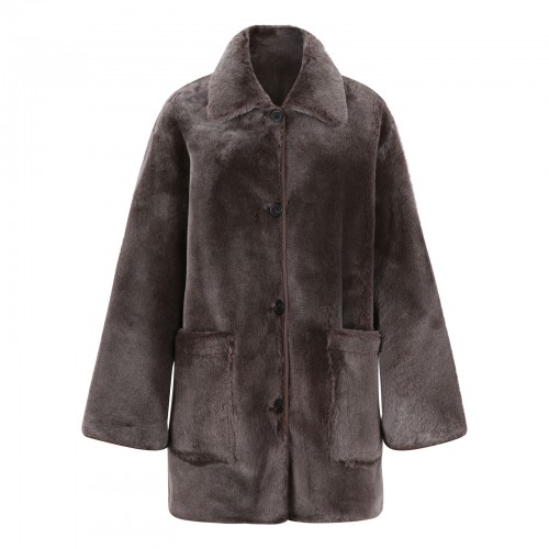Nicola reversible shearling...