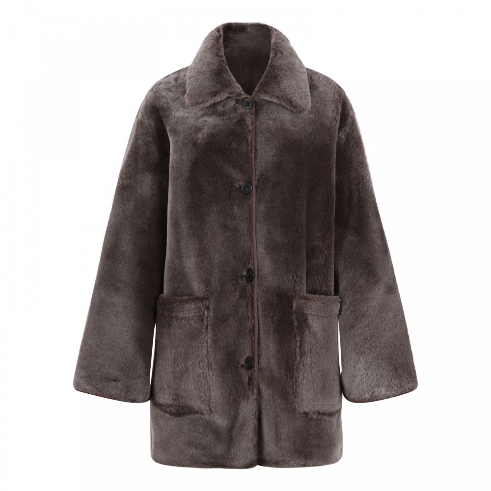Nicola reversible shearling coat