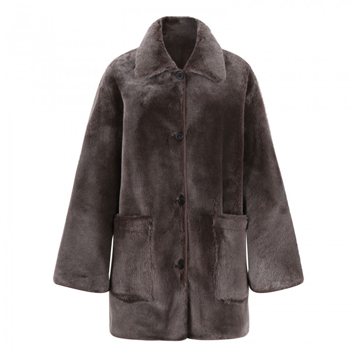 Nicola reversible shearling coat