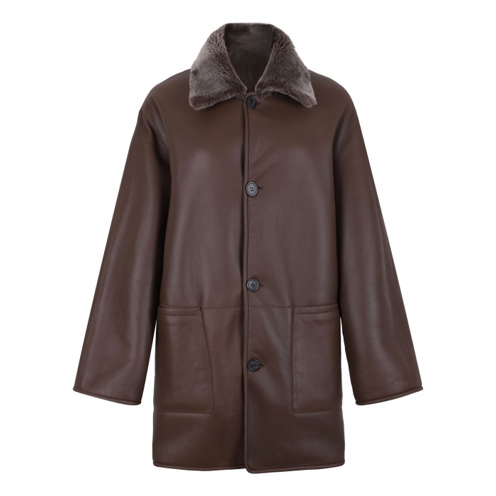 Nicola reversible shearling coat