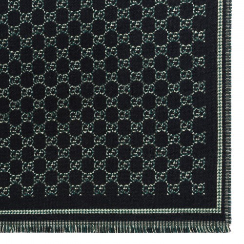 GG wool jacquard scarf 2