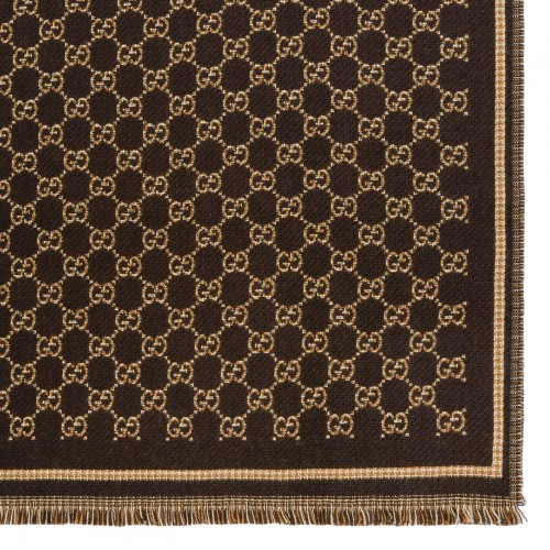 GG wool jacquard scarf 2