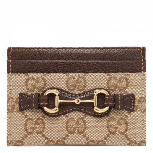 Horsebit card case