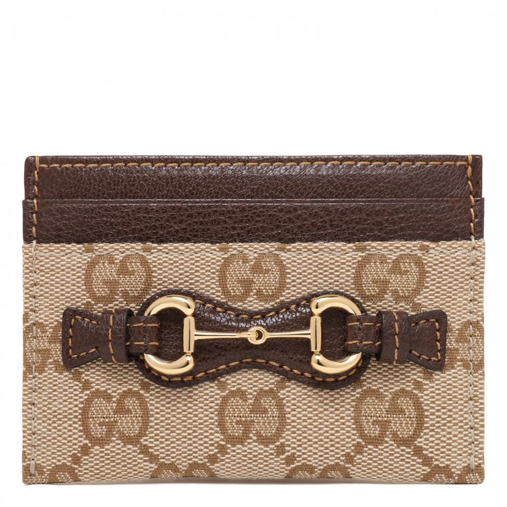 Horsebit card case