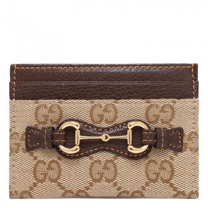 Horsebit card case