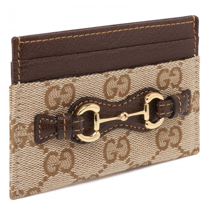 Horsebit card case