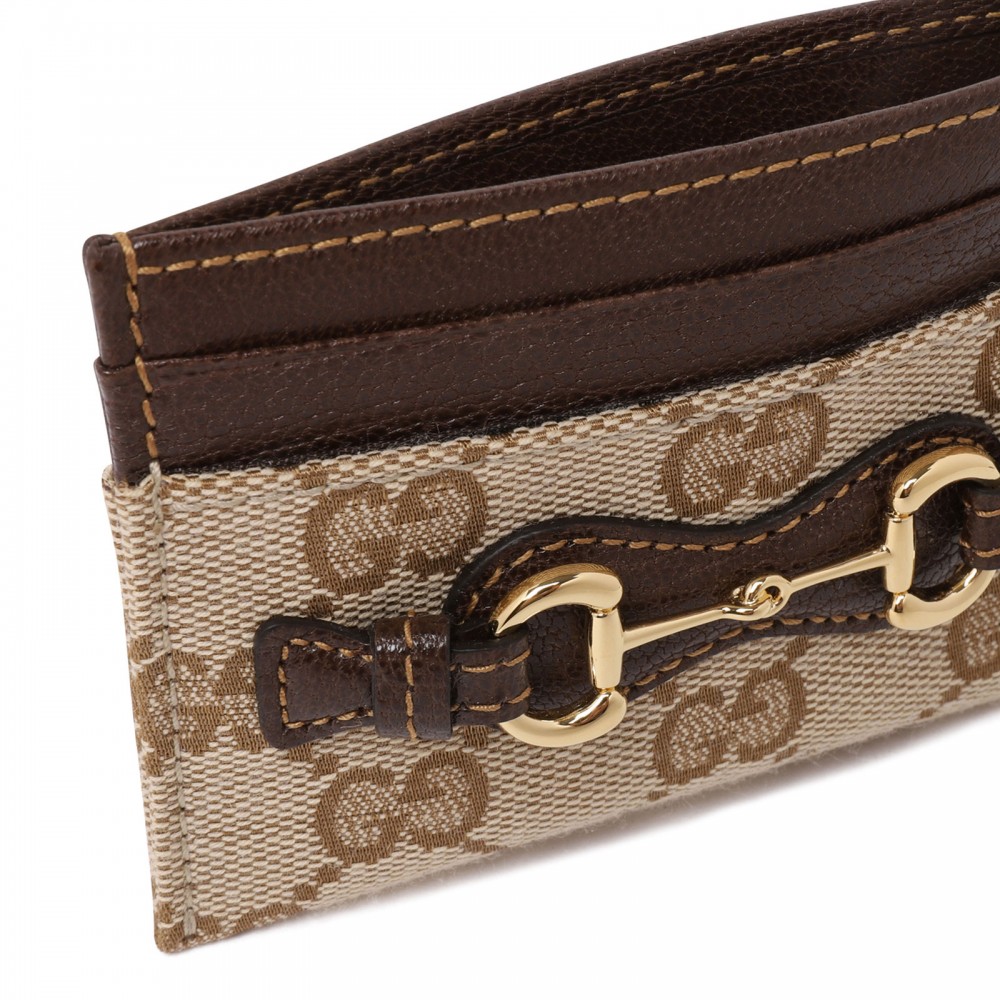 Horsebit card case