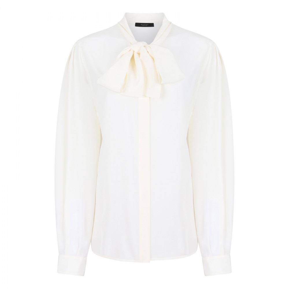Silk crepe de chine shirt
