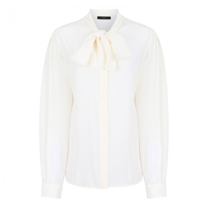 Silk crepe de chine shirt