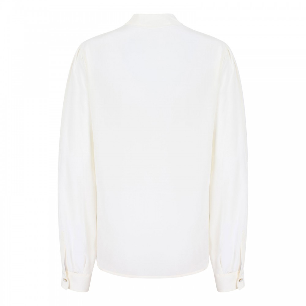 Silk crepe de chine shirt