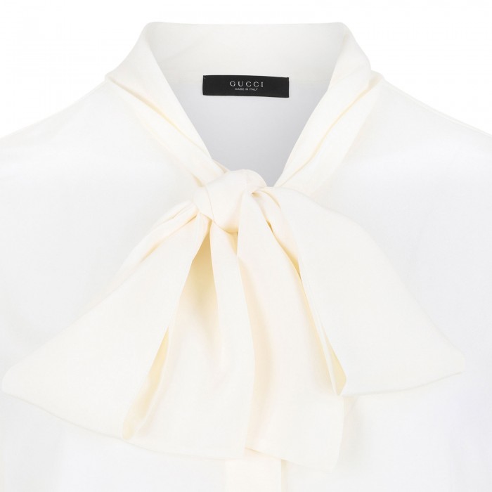 Silk crepe de chine shirt