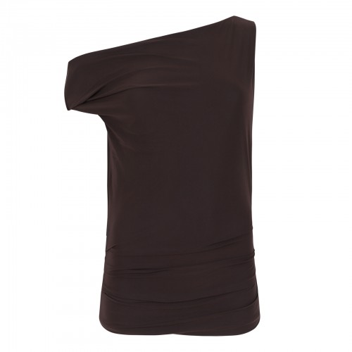 Carlin chocolate brown top