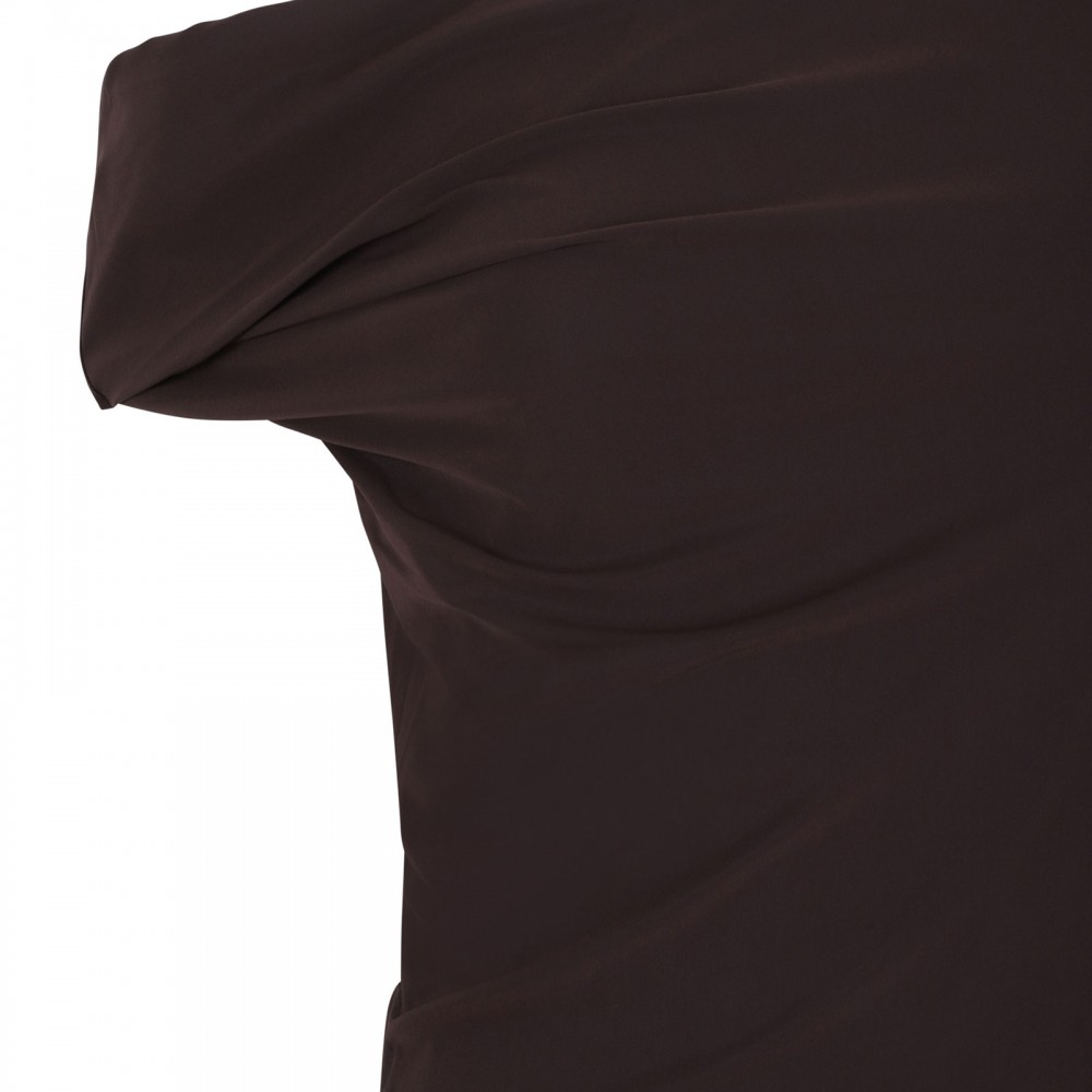 Carlin chocolate brown top