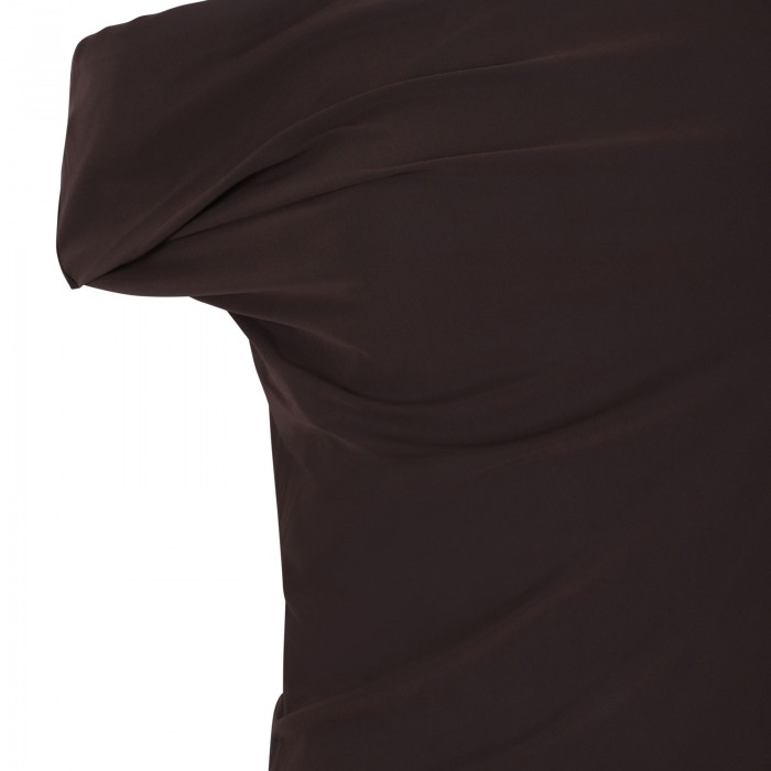 Carlin chocolate brown top