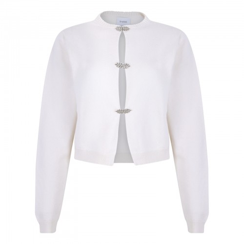 Cashmere cardigan with strass
