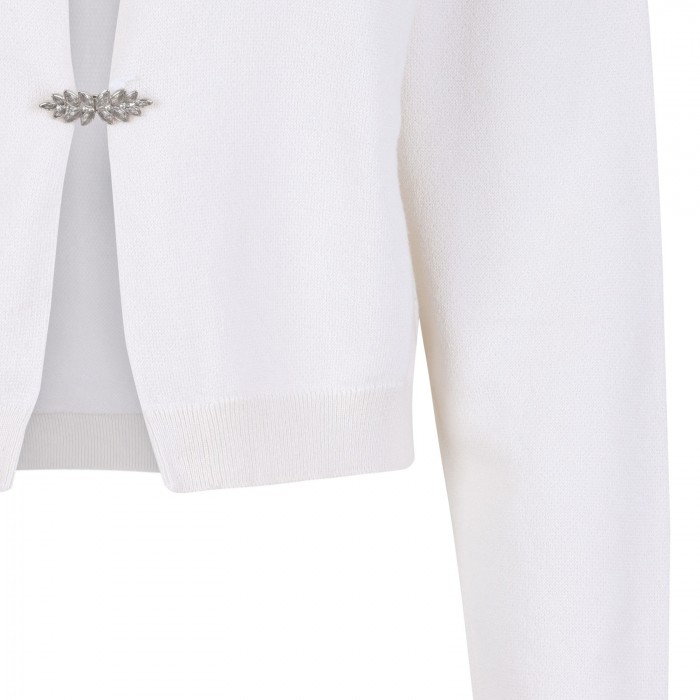Cashmere cardigan with strass