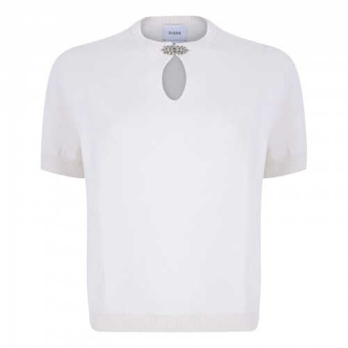 Cashmere top with strass