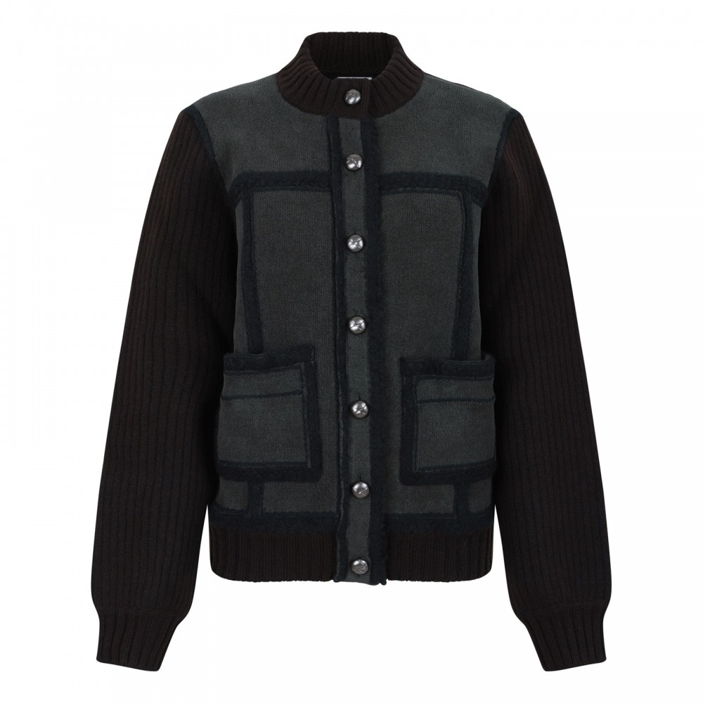 Ladies dark green jacket