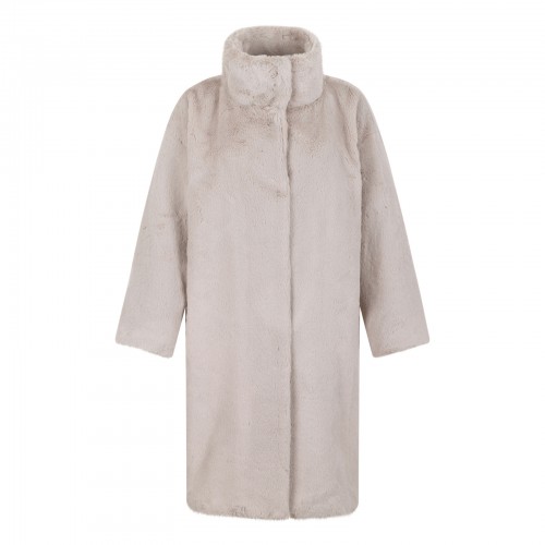 Soft alternative fur coat